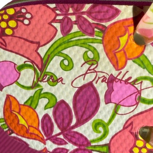 Infradito Vera Bradley Lilli Bell floreale taglia 10 rosa e bianco design multicolore - Foto 8 di 11