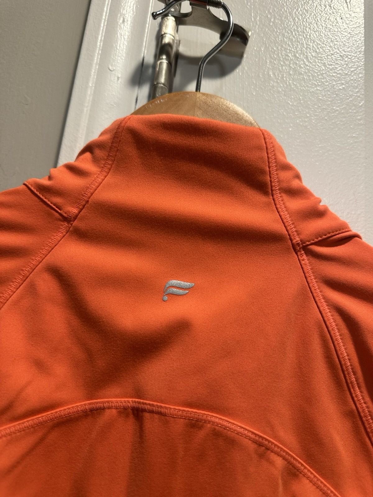 Fabletics Trinity Performance Jacket Orange Small - image 5