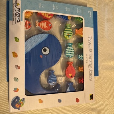 Ocean Life Creatures Whale & Friends Balance Game Learning Motor Skills New