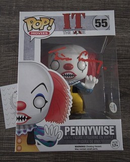 TIM CURRY AUTOGRAPHED SIGNED IT PENNYWISE FUNKO POP #55 COA Beckett