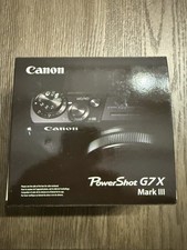 Canon PowerShot G7 X Mark III - 20.1MP Point Shoot Digital Camera - Black