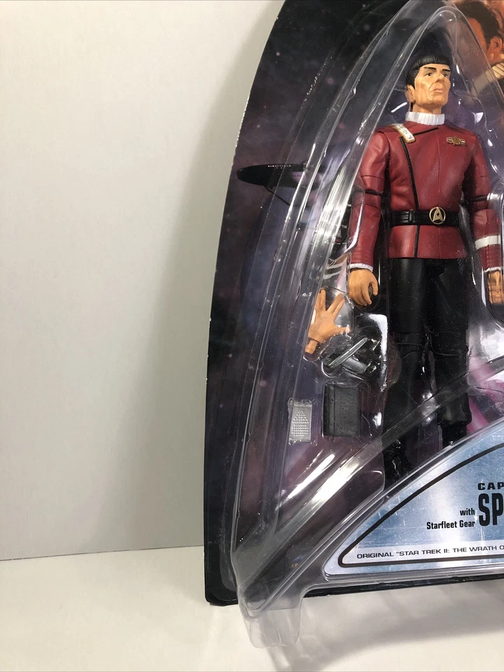 Figura de acción Diamond Select Captain Spock Star Trek Wrath of Khan 2007 N.I.B Foto 3 de 4