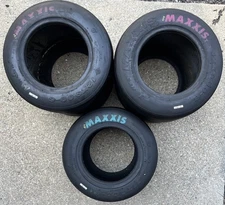 Set of (3) Maxxis HT3 Racing Go Kart Tires