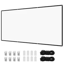 Uimoso 120-Inch 16:9 Wall-Mounted 4K HD Projection Screen for Home and Office