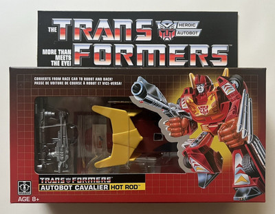 TRANSFORMERS AUTOBOT CAVALIER HOT ROD FIGURE NIB HASBRO WALMART EXCLUSIVE 2017