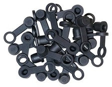  25 Pack Brake Bleeder Screw Caps Grease Zerk Fitting Cap Rubber Dust Cover
