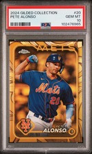 2024 TOPPS GILDED COLLECTION #20 PETE ALONSO 96/99 PSA 10