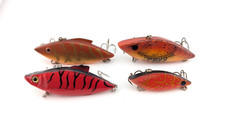 Vintage Fishing Lure Heddon Lipless Bomber Bill Lewis Mann's Cordell Crankbait