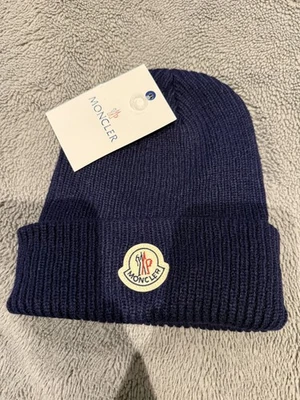 Moncler Beanie One Size Navy