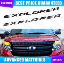 Front Hood Explorer Letters Decal Fit For 2011-2025 Explorer Model Emblem Badge