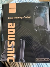 Bousnic Dog Shock Training Collar Model RS2B - 2 Collars  Remote - Excellent