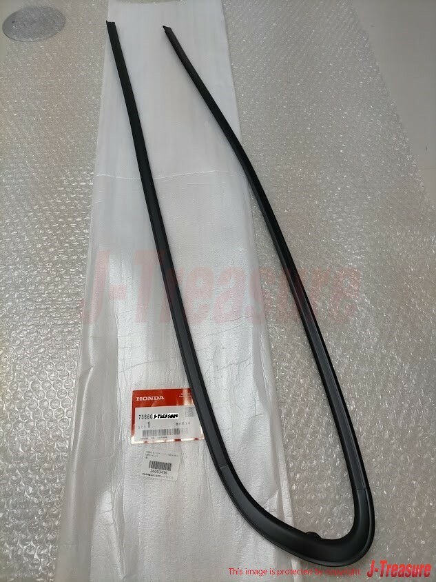 HONDA CR-X CRX EF8 88-91 Genuine Quarter Window Glass Molding RH