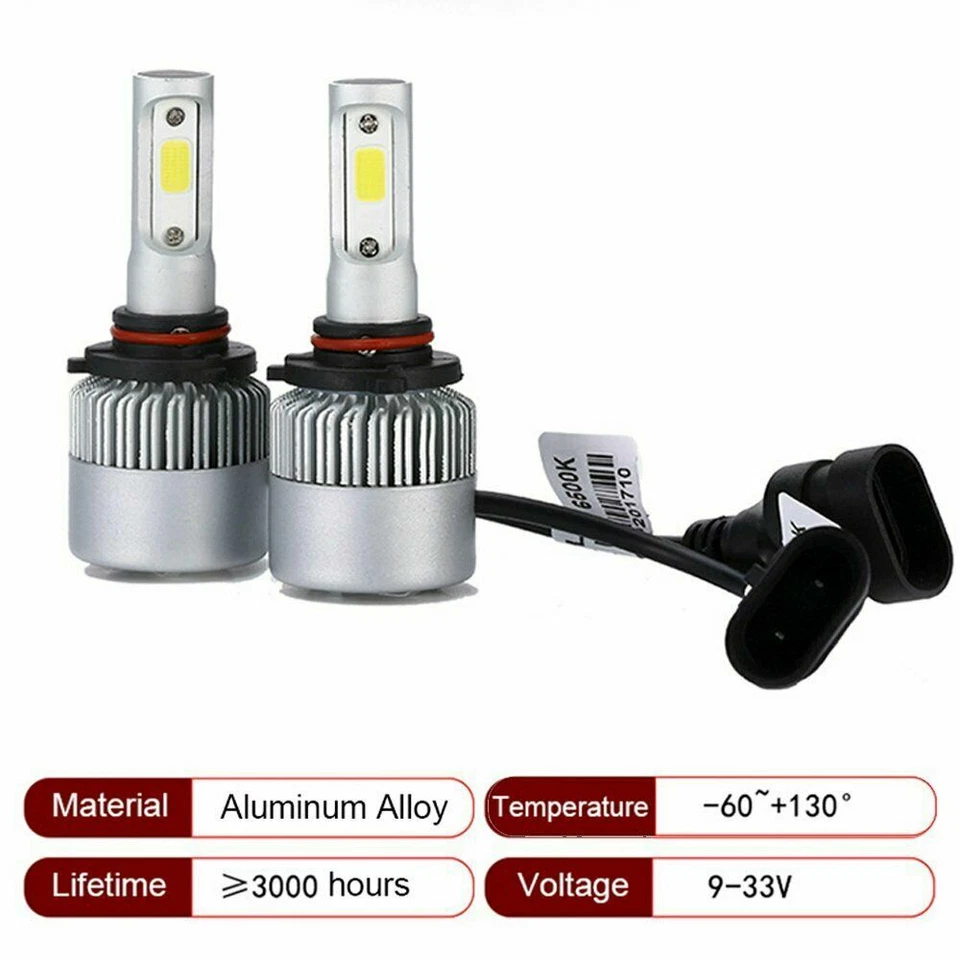 Kit de 4 faros LED 9005 9006 HB3 9145 9140 luz antiniebla 1400W 6000K bombilla Foto 2 de 4