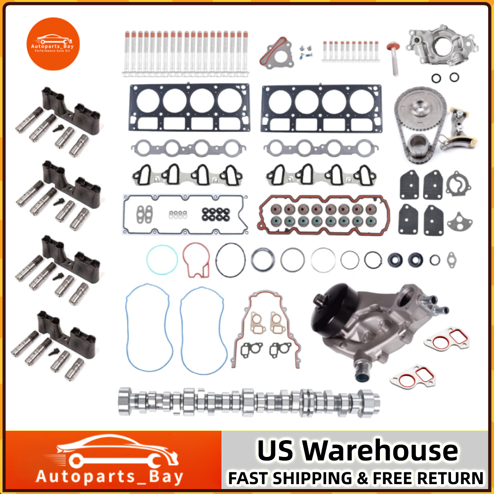 05-14 Chevy GMC 5.3L AFM DOD Camshaft Lifters & Head Gasket Kit