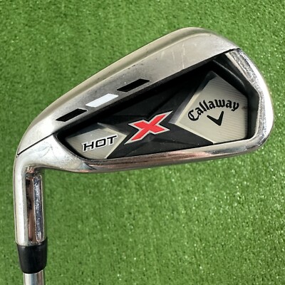 Callaway X Hot 2013 6 Iron Steel Speed Step 85 Stiff Flex Left