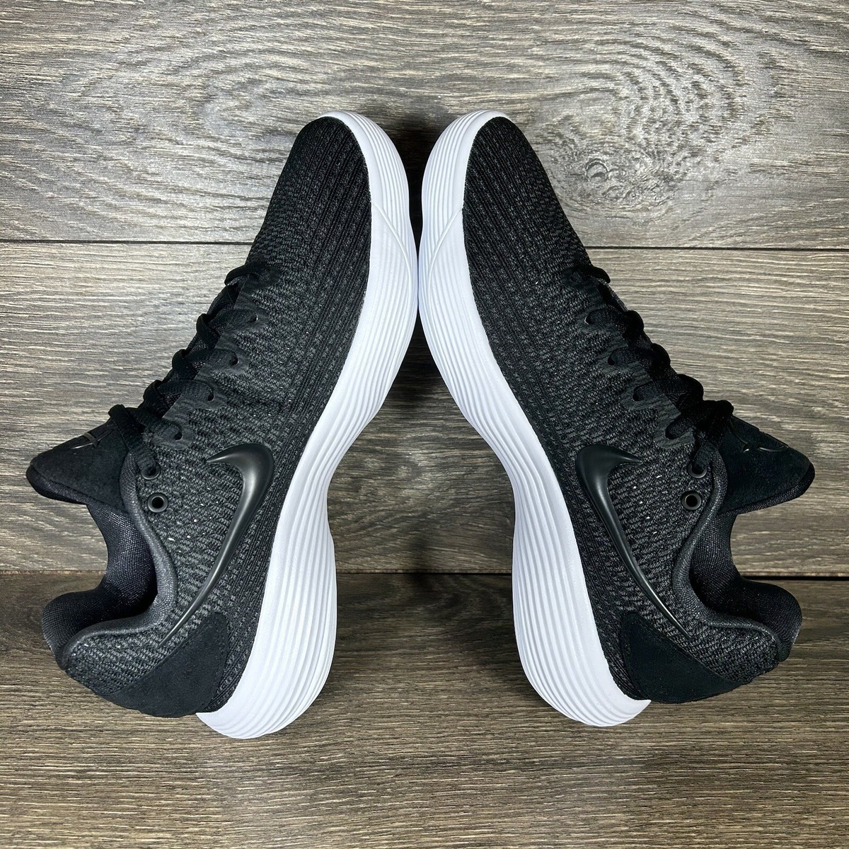 Nike Men's Hyperdunk 2017 Low Black White Athletic Basketball