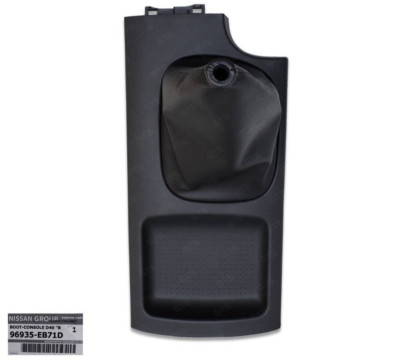 Manual Gear Console Boot Black For Nissan Navara D40 Frontier 2007-12