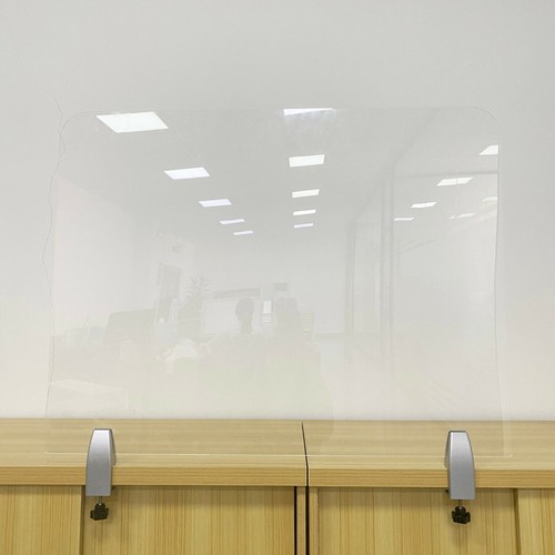 Schreibtischhalterung Niesschutz 20"x 24" Zoll Acryl Schutz Barriere Schild Theke - Bild 10 von 12