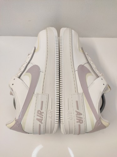 Nike Air Force 1 Sombra Blanco Púrpura Entrenador Reino Unido 9.5 DZ1847-104 Zapatilla Rara - Imagen 7 de 14