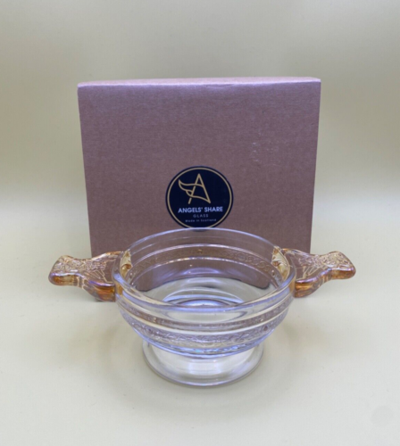 Handgefertigte Engel teilen Klarglas schottischer Quaich Whisky Tasse Hochzeit Geschenk