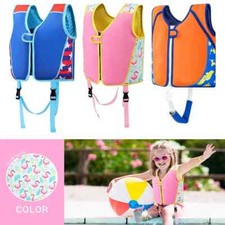 Kids Swim Vest Flotation Jacket Neoprene Buoyancy Vest Floation Swimwear