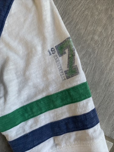 green - navy NFL Seattle Seahawks 47’ short sleeve Size L, established 1976, d2 - Picture 6 of 19