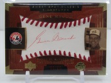 GENE MAUCH 2004 UPPER DECK SWEET SPOT CLASSIC RED INK AUTOGRAPH AUTO! #05/25!