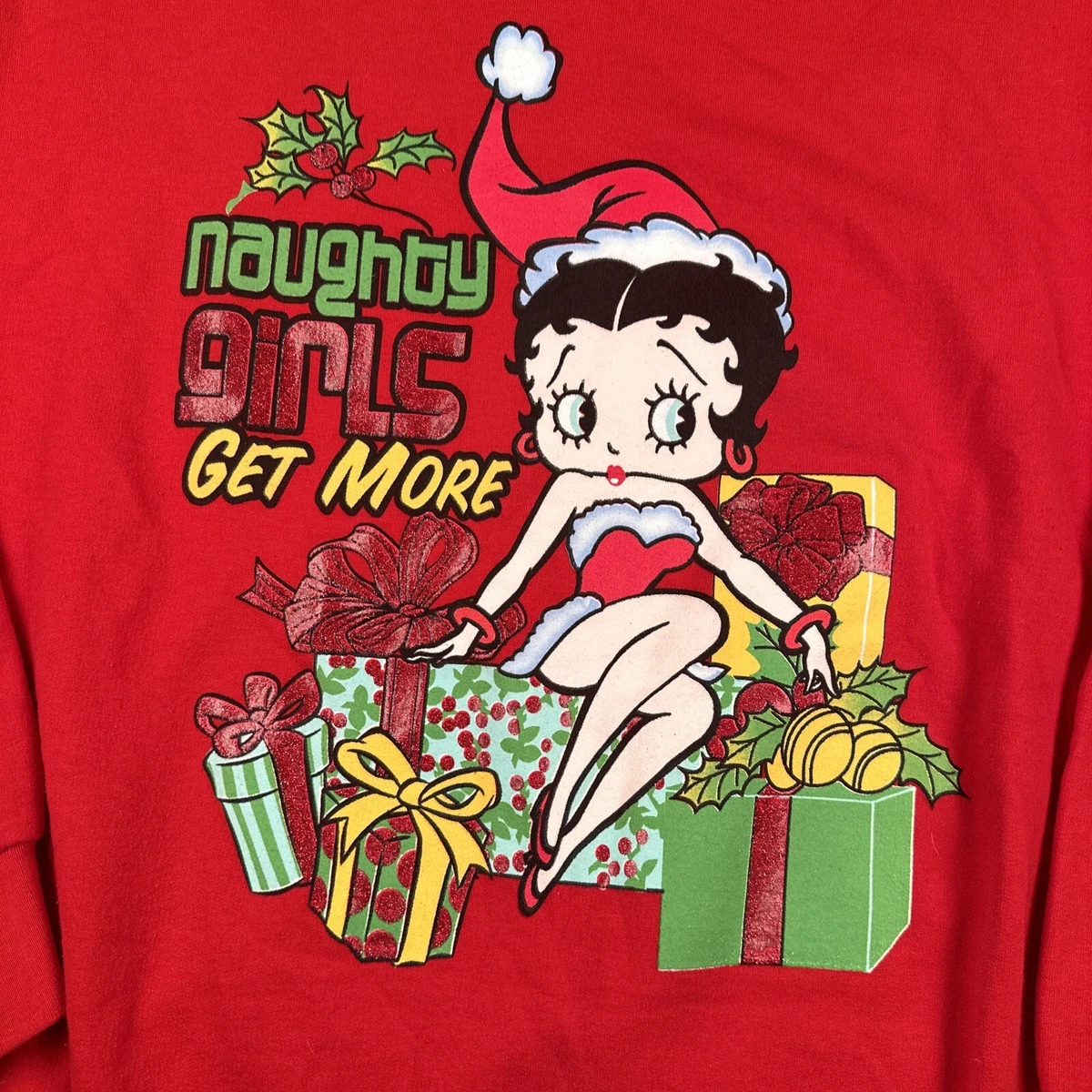 Betty boop red crewneck sales