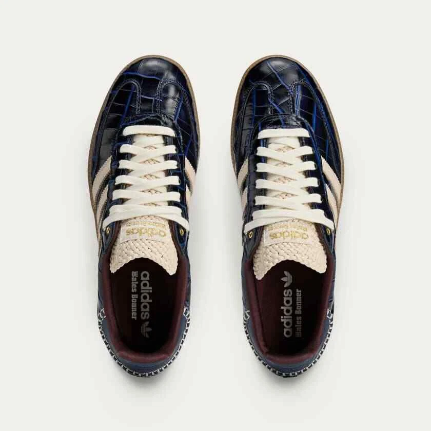 JH9825 Wales Bonner adidas Samba Collegiate Navy Wonder White 