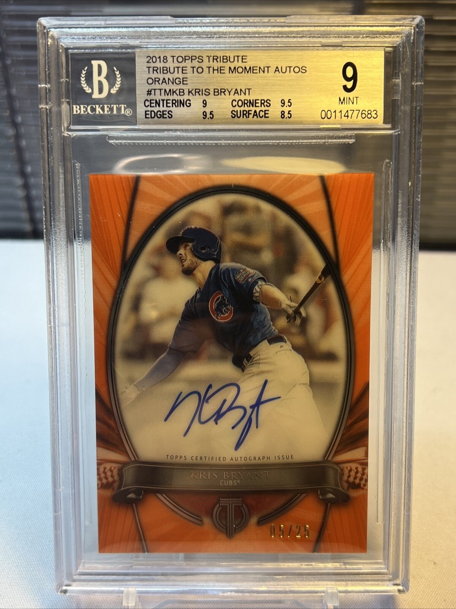 Kris Bryant Cubs 直筆サイン入りカード MLB KRIS BRYANT 直筆サイン