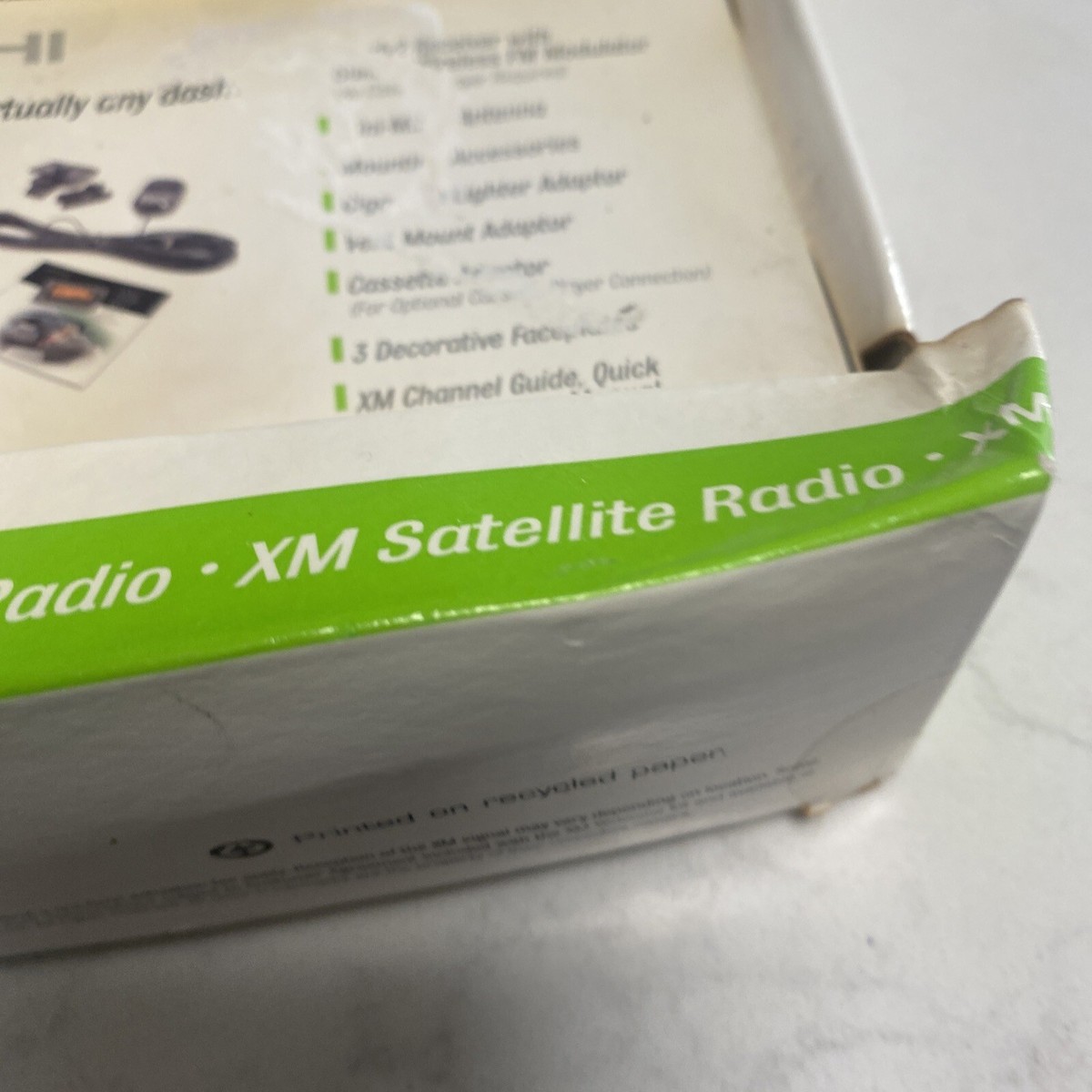 XM Satellite Radio Roady 2 Model SA10085 NOS Wear To Box XM Satellite Radio Roady 2 Model SA10085 NOS Wear To Box