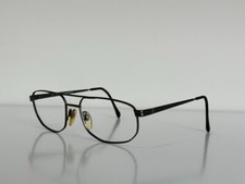Luxottica LU 1297 F203-S Aviator Gunmetal Eyeglasses Optical Frame 56-17-140