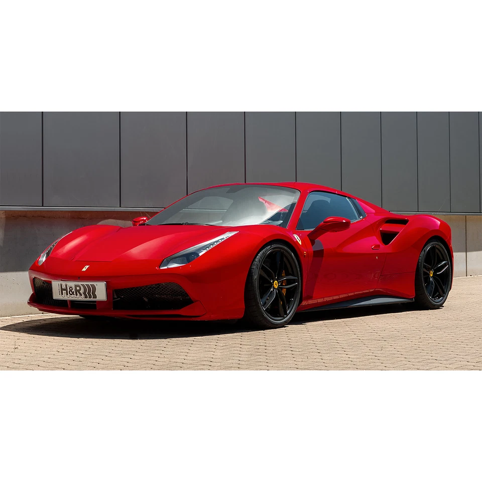 Muelles traseros delanteros descendentes H&R 28688-1 para Ferrari 488 GTB Spider F142 2015-20 Foto 2 de 4