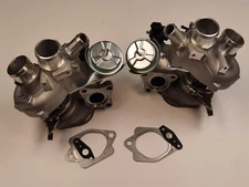 fit TWO Left+Right Billet Turbocharger Ford F-150 3.5L 3496CC 213Cu V6 2011-2012