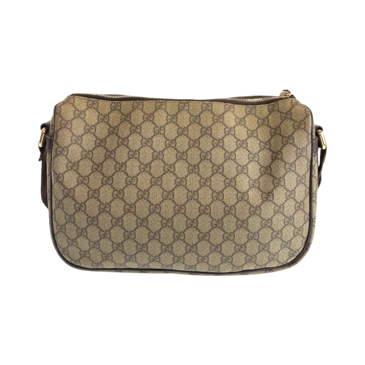 Sac bandoulière GUCCI 246861 sac messager marron beige GG toile suprême GG