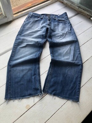 90s Armani Jeans Emporio Baggy Pocket Blue Designer Distressed