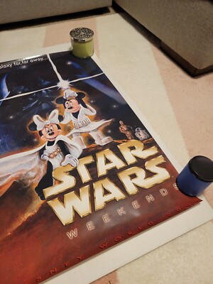 Walt Disney World Star Wars Weekend 2004 Mickey & Minnie Poster
