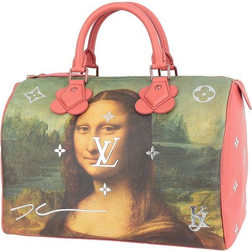 Borsa Louis Vuitton Masters Speedy 30 Di Jeff Koons Mona Lisa La Joconde M43372 - Bild 2 von 13