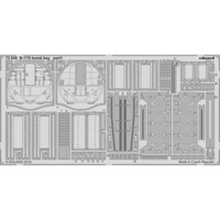 MW22 Eduard 72630 B-17G Bomb Bay 1/72 Pe Set For Airfix