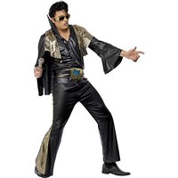 Smiffy's Men's Elvis Costume, Shirt, Trousers, Cape & Belt, Size: L, Colour: Smiffy's Men's Elvis Costume, Shirt, Trousers, Cape & Belt, Size: L, Colour: