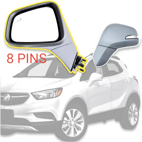 Side View Mirror For 2014-2016 Buick Encore Driver Left W/Signal 8 Pin 95373938