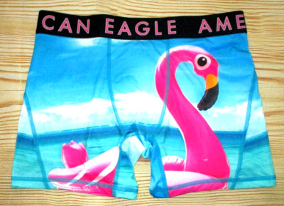 MENS AMERICAN EAGLE FLAMINGO FLEX BOXER BRIEF SIZE XL (40/42)