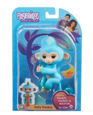 Fingerlings Charlie Baby Monkey WowWee W/Bonus Play-Doh Gift