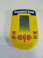 Connect Four Milton Bradley Electronic Hand-Held Travel Game Tested