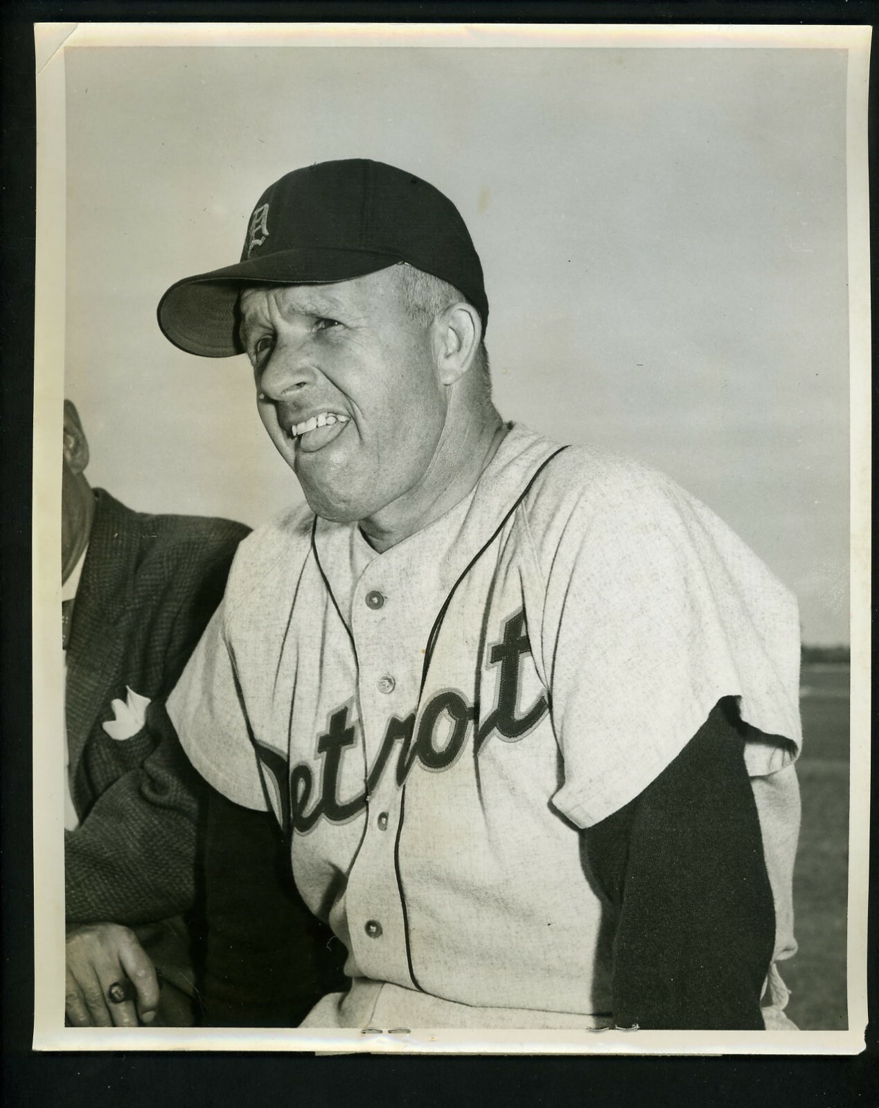 Jack Tighe Detroit Tigers Manager 1957 Press Original Photo eBay