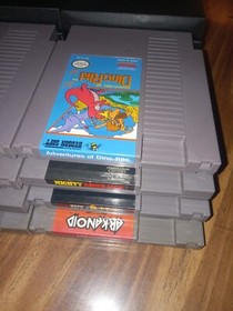 Nintendo Nes Video Game Lot of 8:TMNT, Little Nemo,  Urban Champion, Baseball