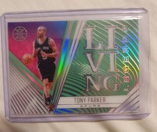 2020-21 Illusions Tony Parker Living Legends Emerald Acetate #14 Spurs 