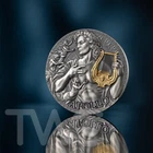 Apollo The Great Greek Mythology 2 oz Antique finish Silver Coin Cameroon 2025