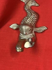 Hall Mack Koi Gold Colored Fish Towel Bar Holder Single Fish Parts Replacements