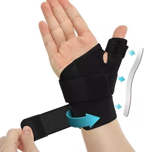 Daumen Handgelenkschiene Stützbandage Karpaltunnel Verstauchung Arthritis links rechts Hand - Bild 15 von 23